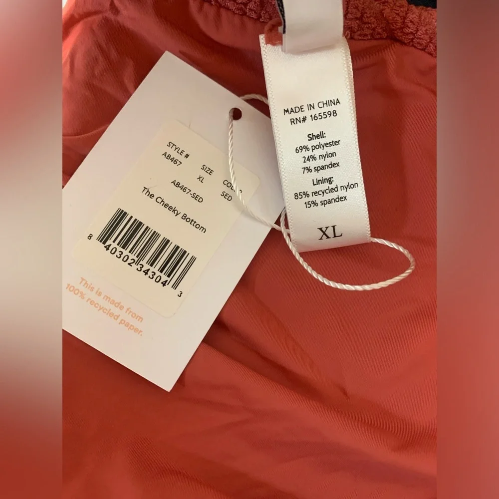 NWT ANDIE SWIM THE CHEEKY BIKINI BOTTOM SIZE XL